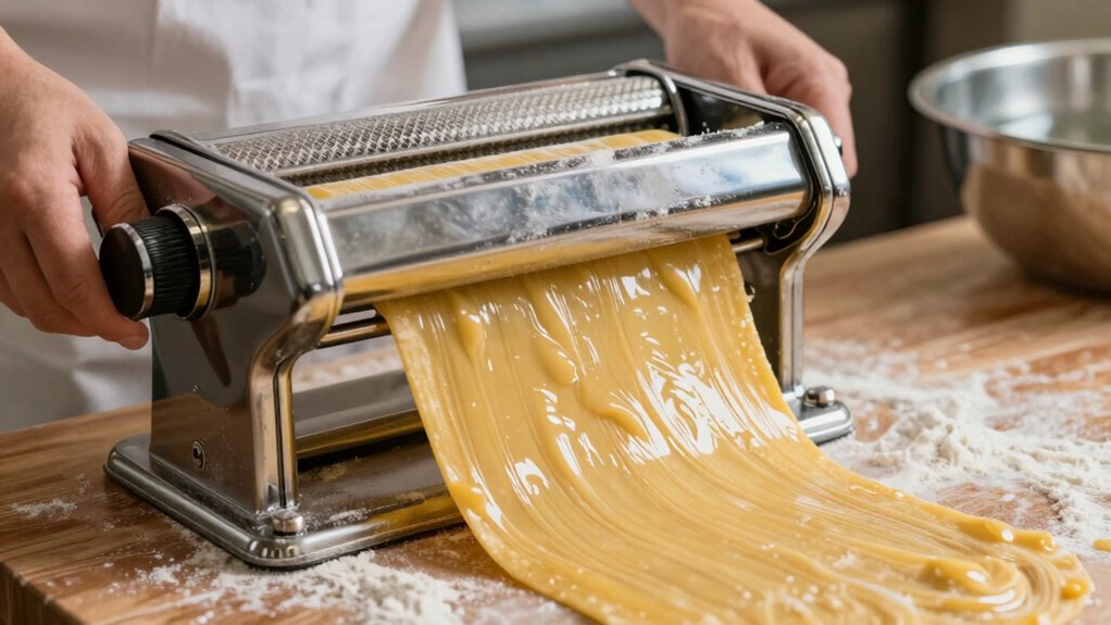 choosing hydrated pasta dough