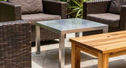comparing wicker aluminum teak