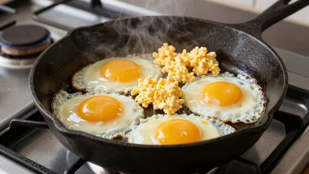 control temperature for perfect eggs