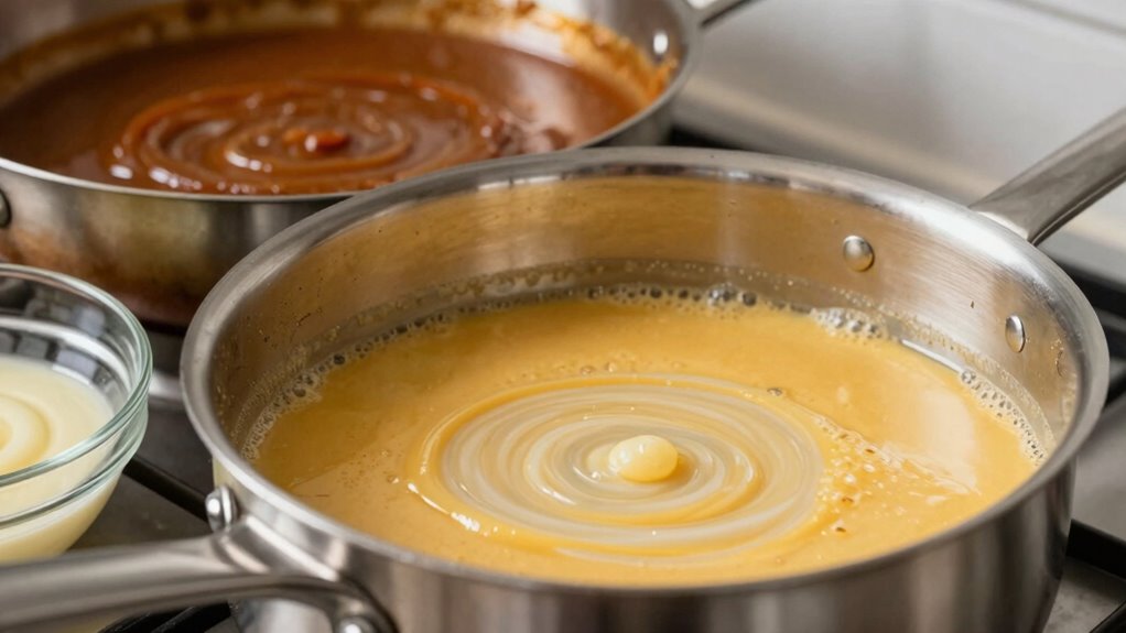 controlling sauce thickness and flavor