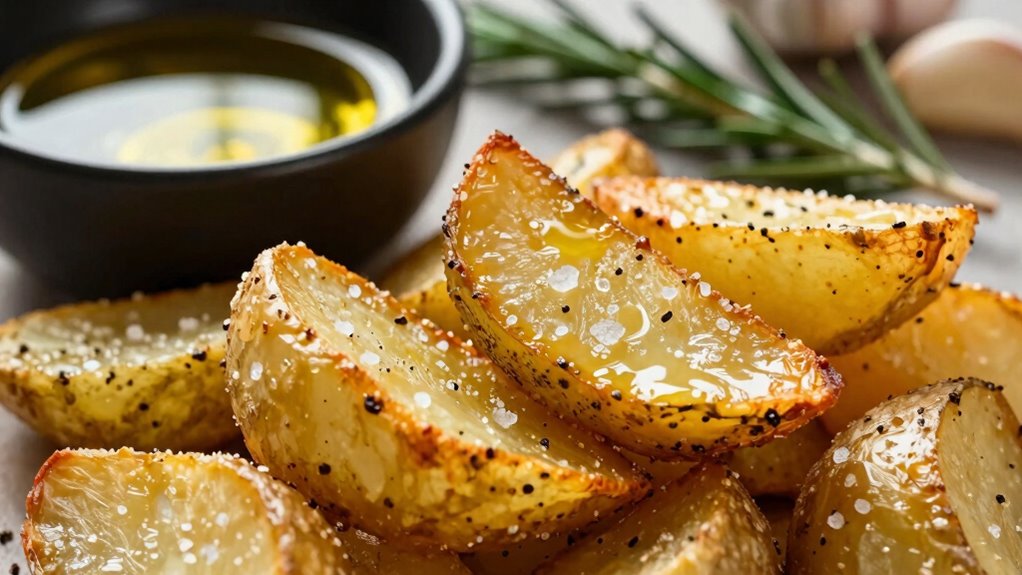 crispy potatoes with high heat oils