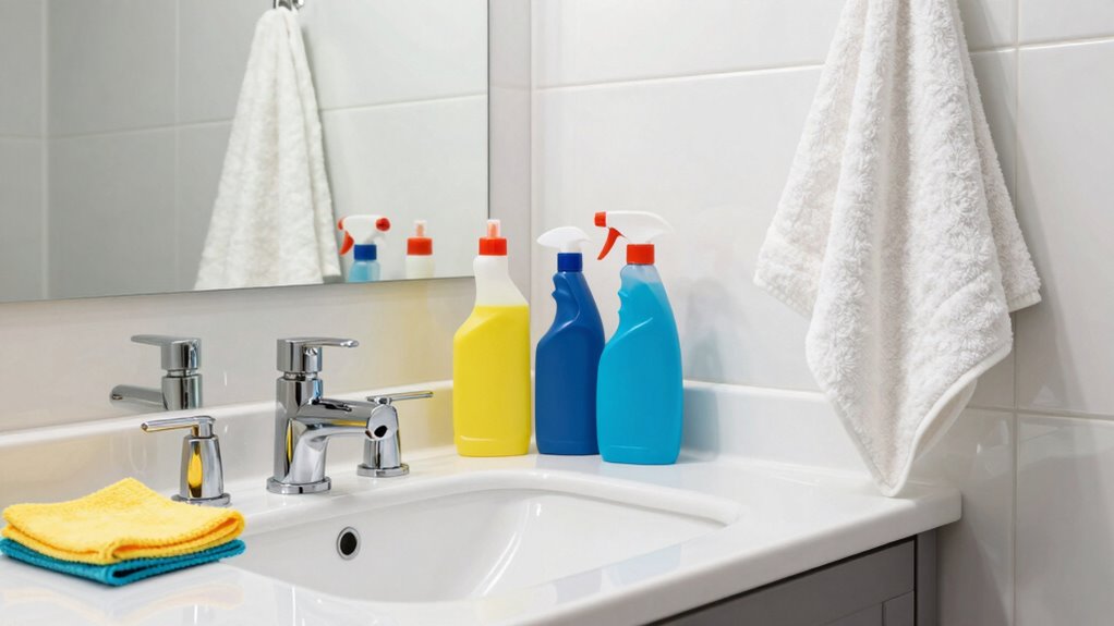 daily bathroom cleaning habits