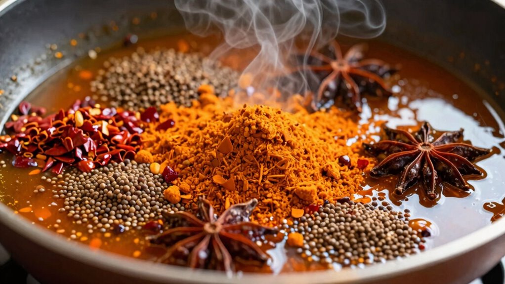 enhance flavor through blooming