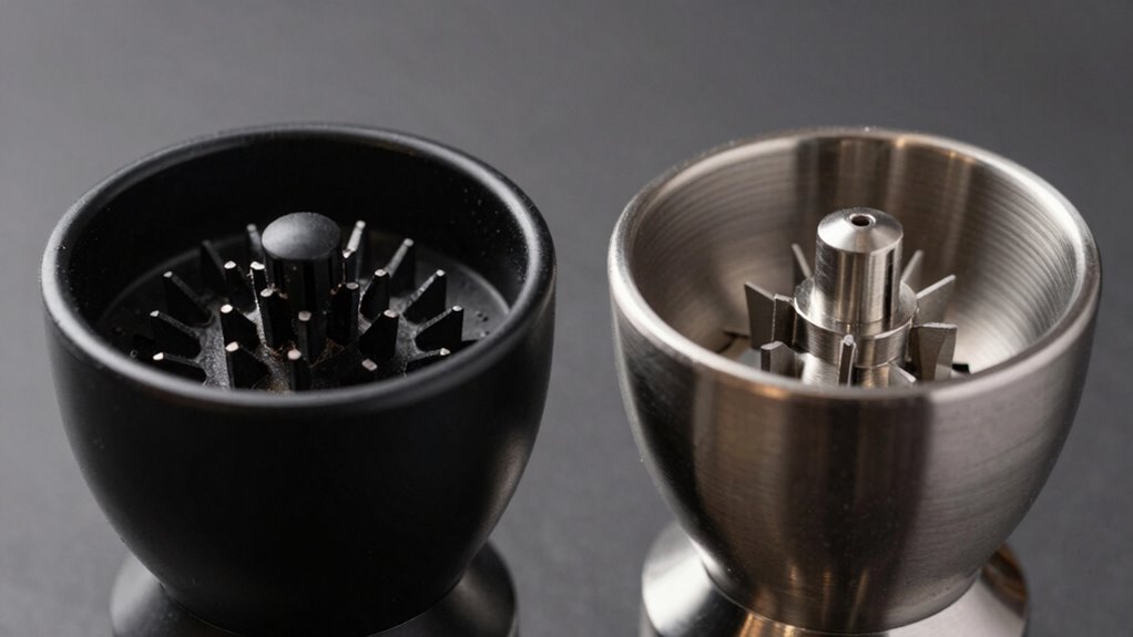 flat vs conical burrs