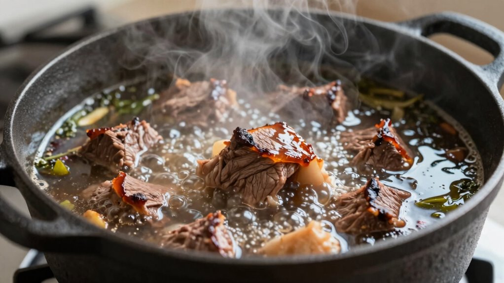 gentle heat tenderizes connective tissues