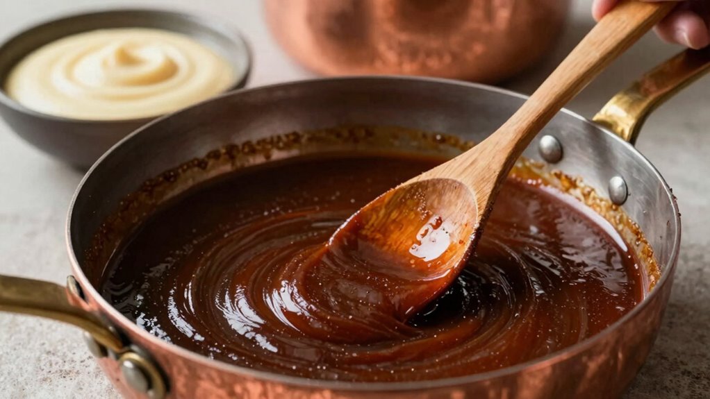 gradually thicken monitor closely