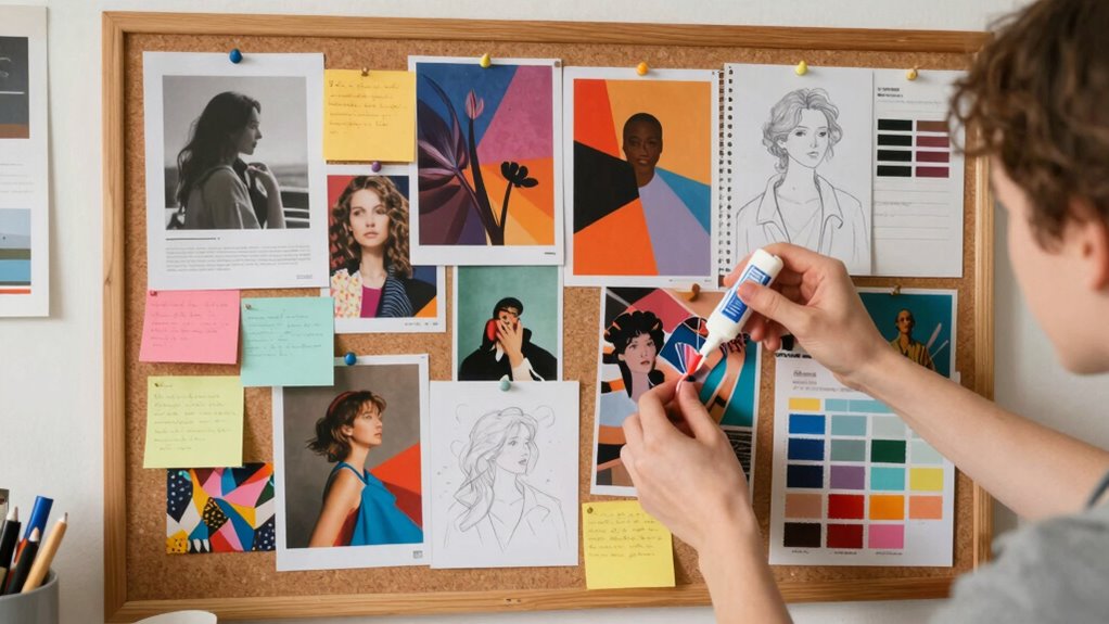 identify recurring visual themes