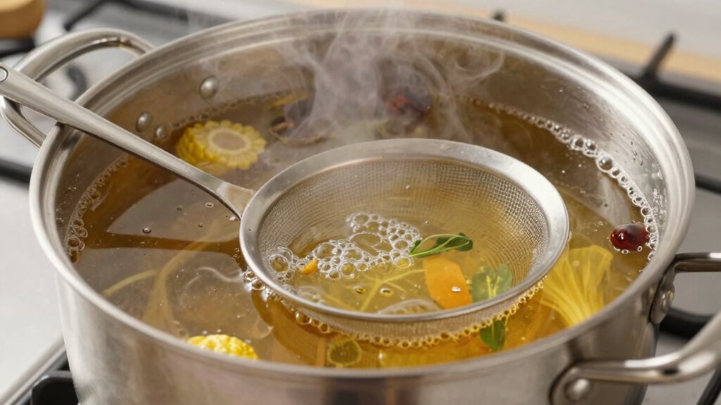 maintain gentle simmer consistently