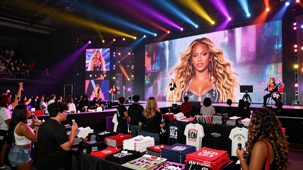 merchandise sales boost revenue