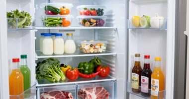 optimized fridge storage zones