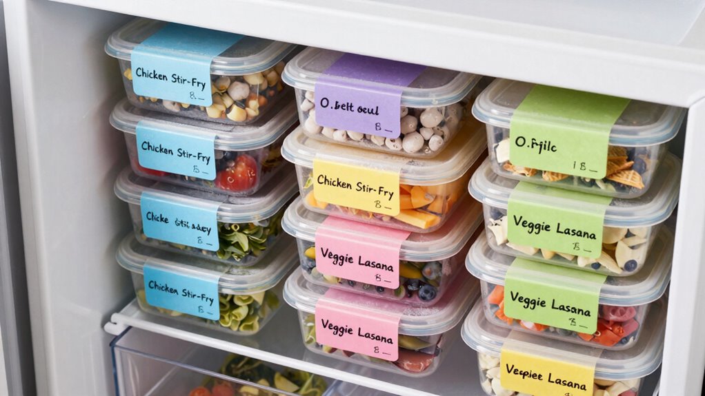 organized meal portioning system