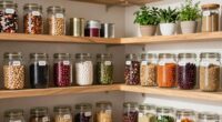 organized pantry for efficiency