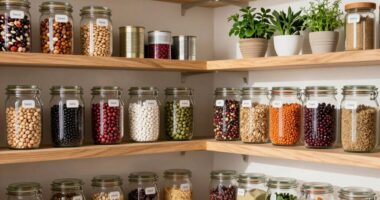 organized pantry for efficiency