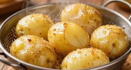 parboil potatoes for crispiness