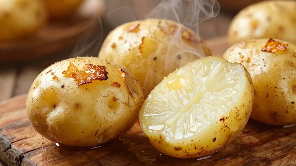 perfect crispy parboiled potatoes