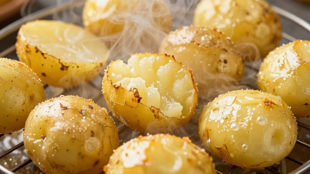 perfectly parboiled crispy potatoes