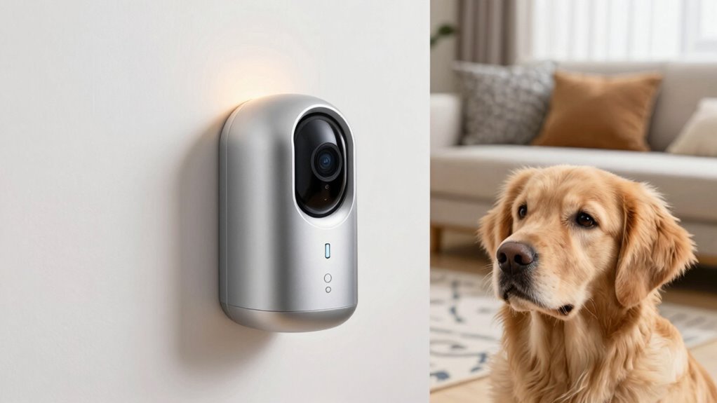 pet camera with treat dispenser