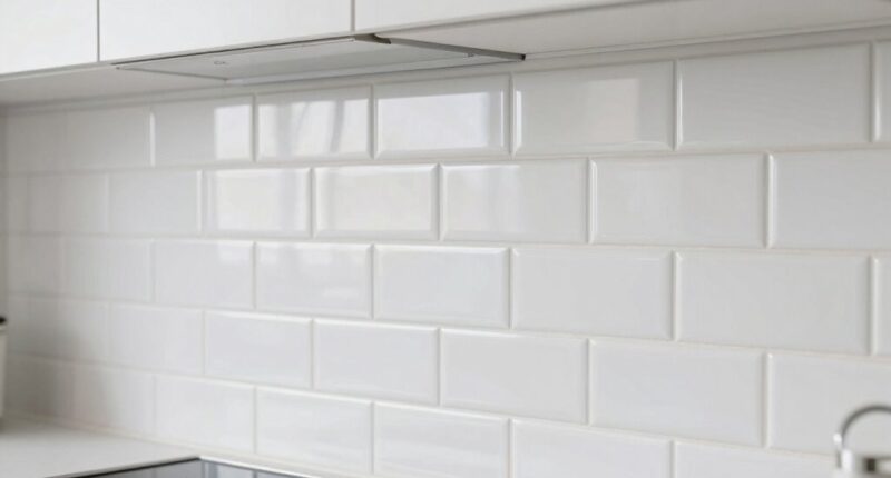 precise backsplash spacing