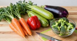 prepare vegetables for weekly use