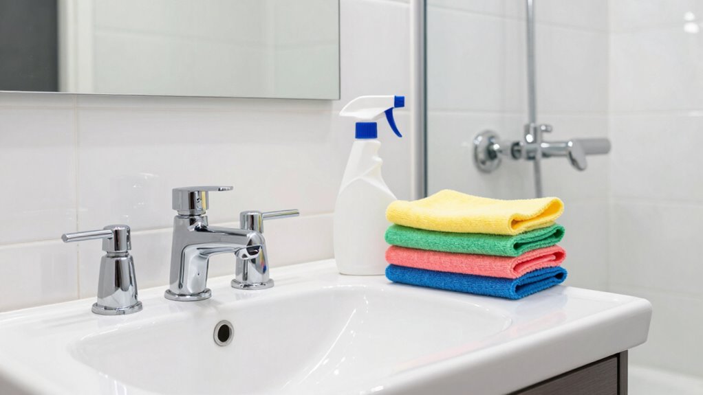 proper bathroom cleaning techniques