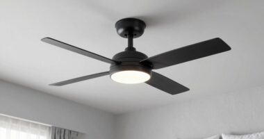 quiet bedroom ceiling fans