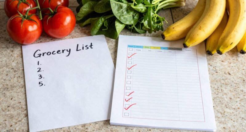 separate shopping lists effectively