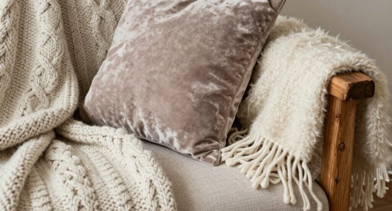 simple cozy texture layering