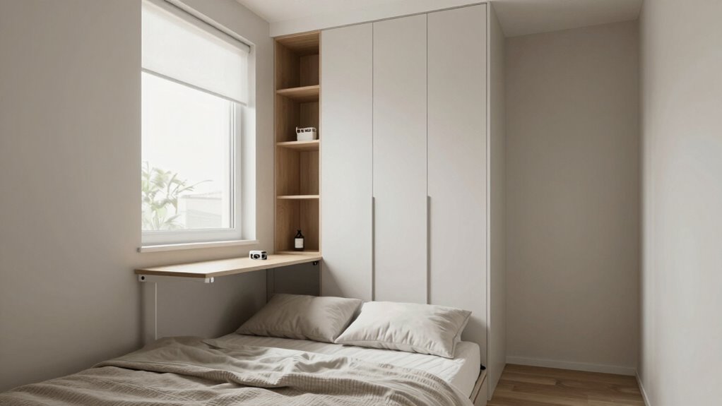 smart storage and bright decor