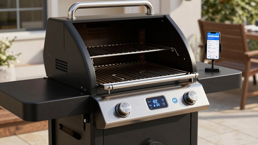 smart wi fi grilling features