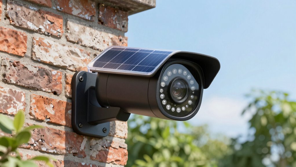 solar powered outdoor camera features