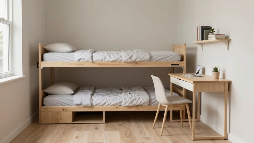 space efficient multifunctional furniture
