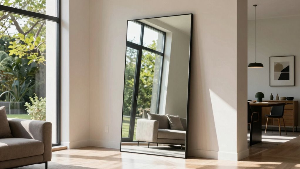 strategic mirror placement brightens