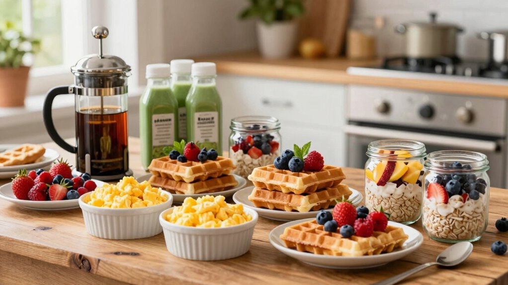 streamlined nutritious morning routines