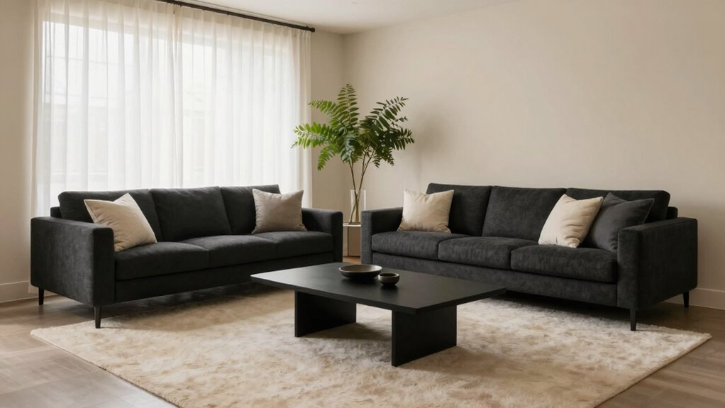 subtle contrast enhances elegance