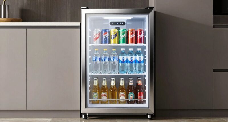 top built in beverage fridges