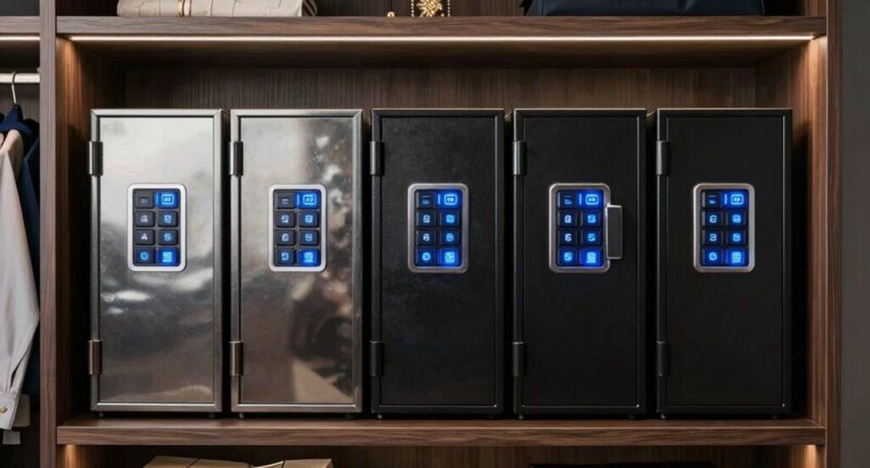 top closet keypad safes