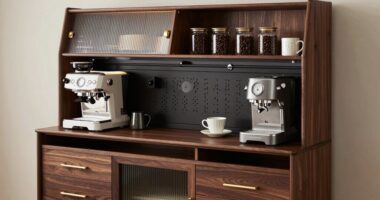 top coffee bar cabinet ideas