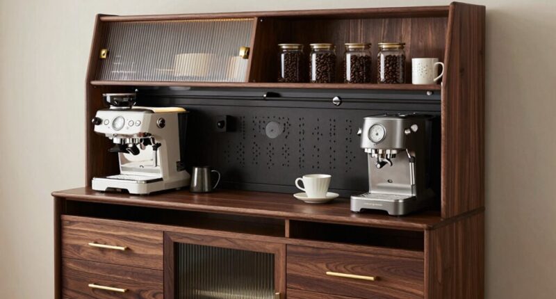 top coffee bar cabinet ideas