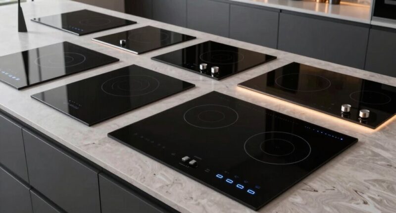 top double induction cooktops