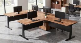 top electric l shaped desks