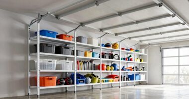 top garage storage racks
