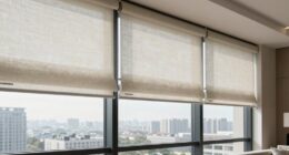 top large window motorized blinds