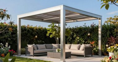 top metal pergola canopies