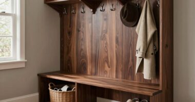 top mudroom bench storage