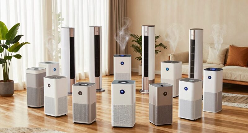 top room hepa purifiers