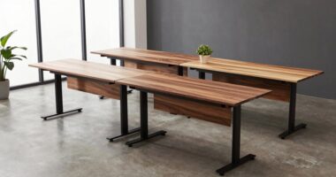 top solid wood standing desks