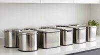 top stainless steel compost bins