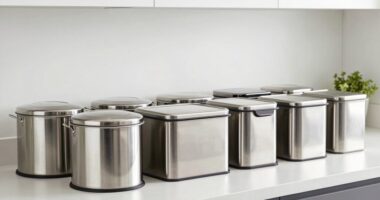 top stainless steel compost bins