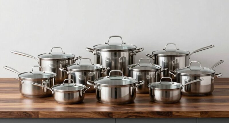 top stainless steel cookware