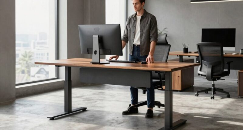 top tall standing desks